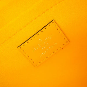 新品同様 ルイヴィトン エピ ネヴァーフル MM/GM用 ポーチ イエロー 黄 LV 0022【中古】LOUIS VUITTON