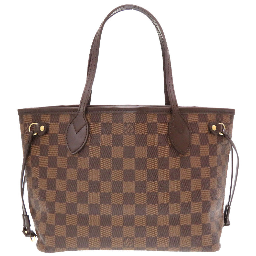 新品同様 ルイ ヴィトン ダミエ ネヴァーフルPM エベヌ Ｎ51109 トートバッグ バッグ LV 0026 【中古】 LOUIS VUITTON