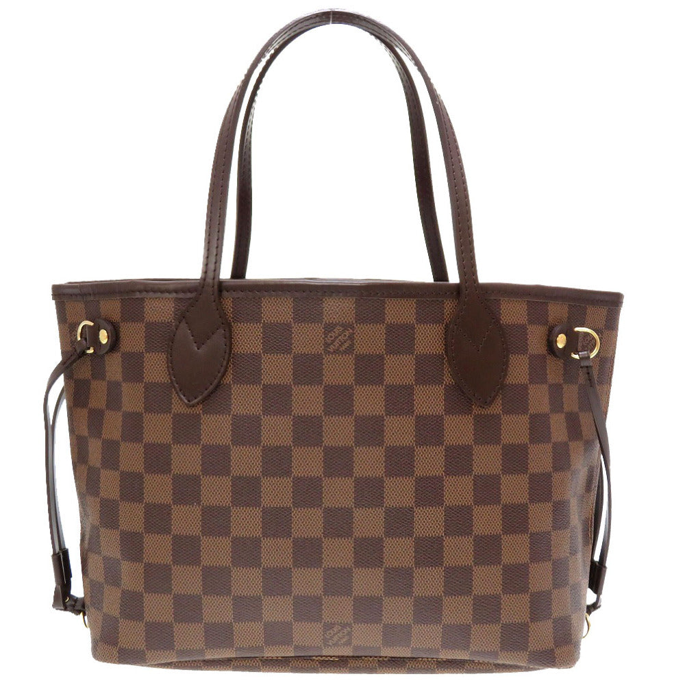 新品同様 ルイ ヴィトン ダミエ ネヴァーフルPM エベヌ Ｎ51109 トートバッグ バッグ LV 0026 【中古】 LOUIS VUITTON