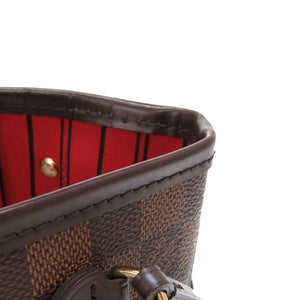 新品同様 ルイ ヴィトン ダミエ ネヴァーフルPM エベヌ Ｎ51109 トートバッグ バッグ LV 0026 【中古】 LOUIS VUITTON