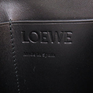 新品同様 ロエベ トライフォールド 61707101 コンパクトウォレット レザー ブラック 黒 3つ折り財布 財布 0029【中古】LOEWE