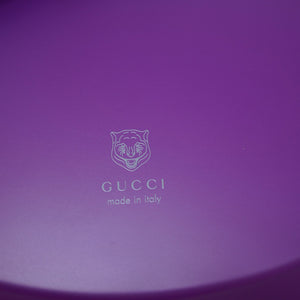 未使用 グッチ フォールディング メタル トレイ フローラ プリント 折り畳み式 0057【中古】GUCCI