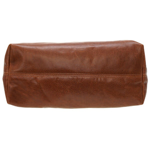 クロムハーツ FSトート クロスパッチ トートバッグ レザー ブラウン 0058【中古】CHROME HEARTS