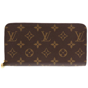 新品同様 ルイ ヴィトン モノグラム ジッピーウォレット フューシャ M41895 ラウンドファスナー長財布 財布 0074【中古】LOUIS VUITTON