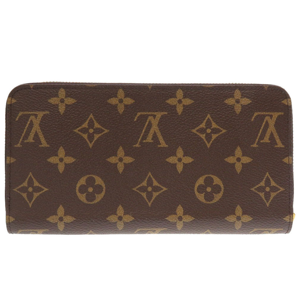 新品同様 ルイ ヴィトン モノグラム ジッピーウォレット フューシャ M41895 ラウンドファスナー長財布 財布 0074【中古】LOUIS VUITTON