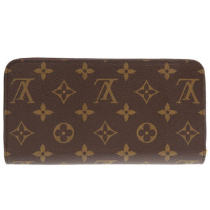 新品同様 ルイ ヴィトン モノグラム ジッピーウォレット フューシャ M41895 ラウンドファスナー長財布 財布 0074【中古】LOUIS VUITTON