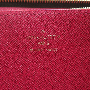 新品同様 ルイ ヴィトン モノグラム ジッピーウォレット フューシャ M41895 ラウンドファスナー長財布 財布 0074【中古】LOUIS VUITTON