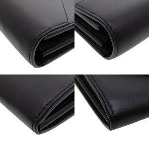 新品同様 カルティエ ジャンヌ トゥーサン レザー ブラック 黒 チェーン ウォレット ショルダーバッグ 0075【中古】Cartier