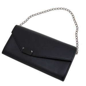 新品同様 カルティエ ジャンヌ トゥーサン レザー ブラック 黒 チェーン ウォレット ショルダーバッグ 0075【中古】Cartier