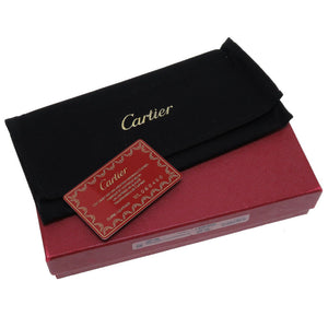 新品同様 カルティエ ジャンヌ トゥーサン レザー ブラック 黒 チェーン ウォレット ショルダーバッグ 0075【中古】Cartier