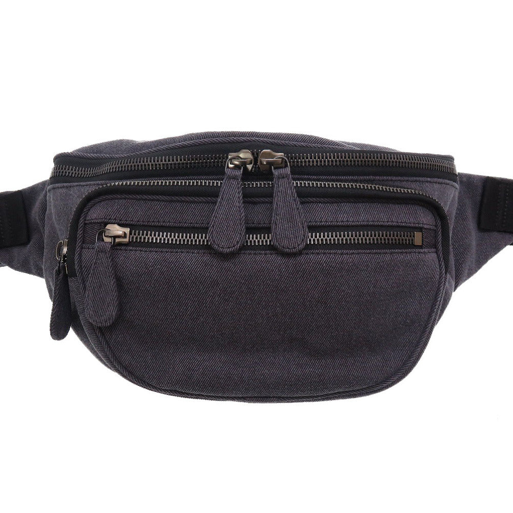 新品同様 メゾンマルジェラ S55WB0020 キャンバス グレー ボディバッグ 0099【中古】Maison Margiela