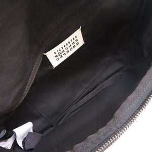 新品同様 メゾンマルジェラ S55WB0020 キャンバス グレー ボディバッグ 0099【中古】Maison Margiela
