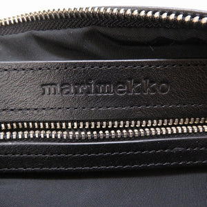 新品同様 マリメッコ Karla カルラ レザー ブラック 黒 ショルダーバッグ 0090【中古】marimekko
