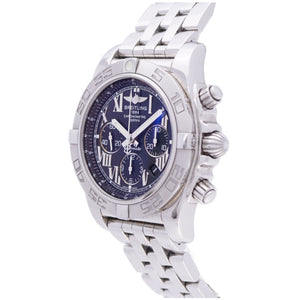 美品 ブライトリング クロノマット 44 AB011011 / B956 自動巻き 腕時計 SS ブラック 黒文字盤 0001【中古】BREITLING メンズ