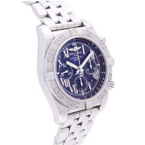 美品 ブライトリング クロノマット 44 AB011011 / B956 自動巻き 腕時計 SS ブラック 黒文字盤 0001【中古】BREITLING メンズ