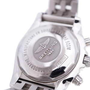 美品 ブライトリング クロノマット 44 AB011011 / B956 自動巻き 腕時計 SS ブラック 黒文字盤 0001【中古】BREITLING メンズ