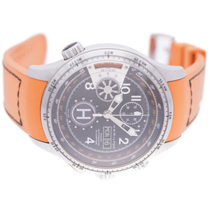 ハミルトン カーキ Xコプター H766160 自動巻き 腕時計 SS/ラバー ブラック 黒文字盤 0004【中古】HAMILTON メンズ