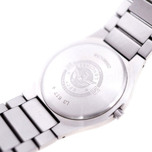 ロンジン オポジション デイト L3.617.4 クオーツ 腕時計 SS ブラック 黒文字盤 0005【中古】LONGINES メンズ