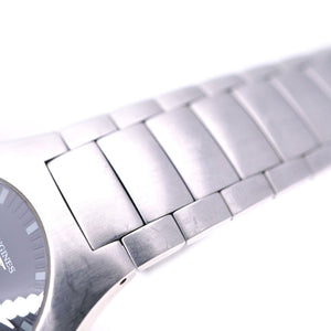 ロンジン オポジション デイト L3.617.4 クオーツ 腕時計 SS ブラック 黒文字盤 0005【中古】LONGINES メンズ