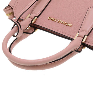 美品 マイケルコース スタッズ 35F8GYEM6T レザー ピンク 2way ショルダーバッグ 0012【中古】MICHAEL KORS