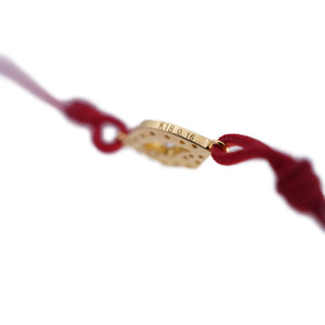 美品 アーカー プティビズーパヴェコード K18YG/ダイヤモンド ブレスレット ダイヤ ゴールド ジュエリー アクセサリー 0014【中古】AHKAH レディース