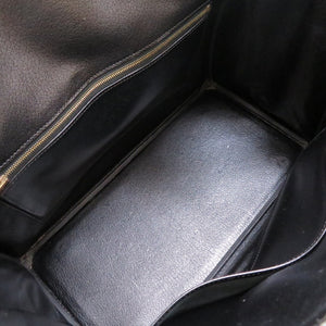 美品 エルメス バーキン35 ボックスカーフ ブラック ゴールド金具 □F刻印 ハンドバッグ バッグ 黒 0016 【中古】 HERMES