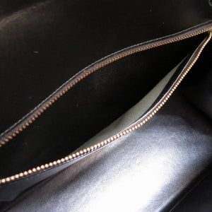 美品 エルメス ケリー32 外縫い ボックスカーフ ブラック ゴールド金具 〇V刻印 ハンドバッグ バッグ 黒 0024 【中古】 HERMES