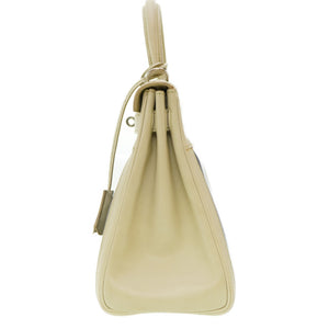 エルメス ケリー28 内縫い バイカラー アマゾニア/ボックスネパール ハンドバッグ □E刻印 0028【中古】HERMES