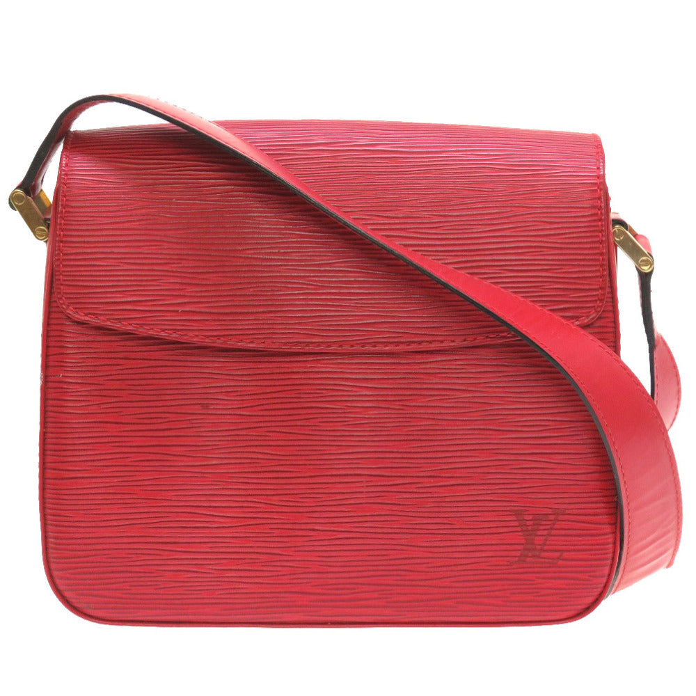 美品 ルイ ヴィトン エピ ビュシ カスティリアンレッド M52207 ショルダーバッグ バッグ 赤 LV 0034 【中古】 LOUIS VUITTON