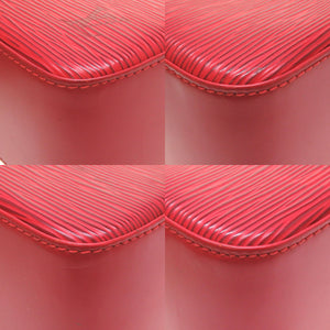 美品 ルイ ヴィトン エピ ビュシ カスティリアンレッド M52207 ショルダーバッグ バッグ 赤 LV 0034 【中古】 LOUIS VUITTON
