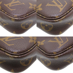 美品 ルイ ヴィトン モノグラム ポシェット アクセソワ―ル M51980 アクセサリーポーチ バッグ LV 0041 【中古】 LOUIS VUITTON