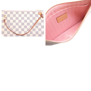 美品 ルイ ヴィトン ダミエ アズール 新型 ネヴァーフルMM N41605 トートバッグ バッグ LV 0043 【中古】 LOUIS VUITTON