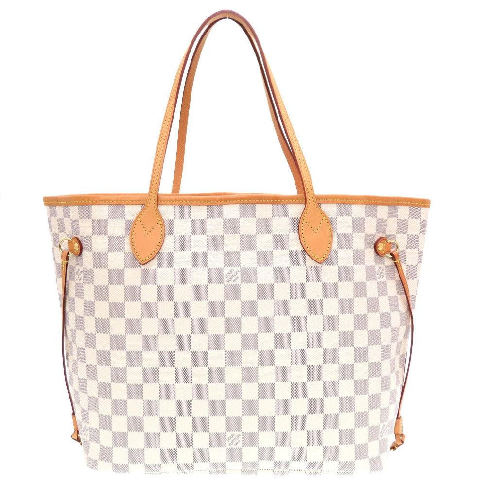 美品 ルイ ヴィトン ダミエ アズール 新型 ネヴァーフルMM N41605 トートバッグ バッグ LV 0043 【中古】 LOUIS VUITTON
