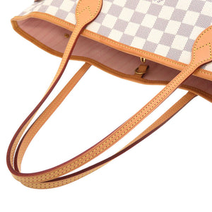 美品 ルイ ヴィトン ダミエ アズール 新型 ネヴァーフルMM N41605 トートバッグ バッグ LV 0043 【中古】 LOUIS VUITTON