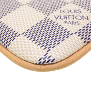 新品同様 ルイヴィトン ダミエアズール N60027 ポシェットミラMM アクセサリーポーチ 0054【中古】LOUIS VUITTON