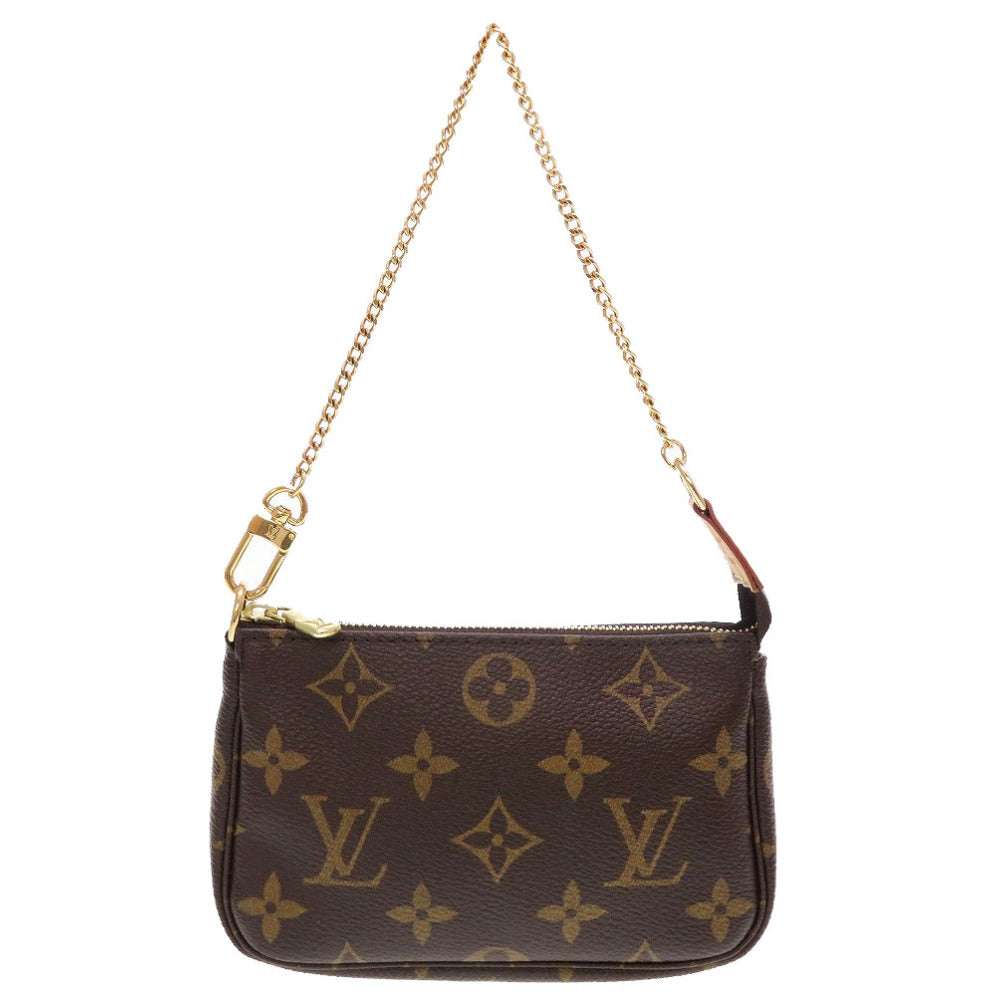 新品同様 ルイヴィトン モノグラム M58009 ミニポシェット アクセソワール アクセサリーポーチ 0055【中古】LOUIS VUITTON