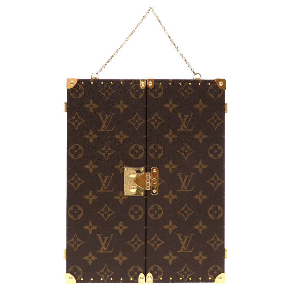 未使用 ルイ ヴィトン モノグラム ホーム ミラー トランク GI0554 鏡 三面鏡 LV 0067 【中古】 LOUIS VUITTON