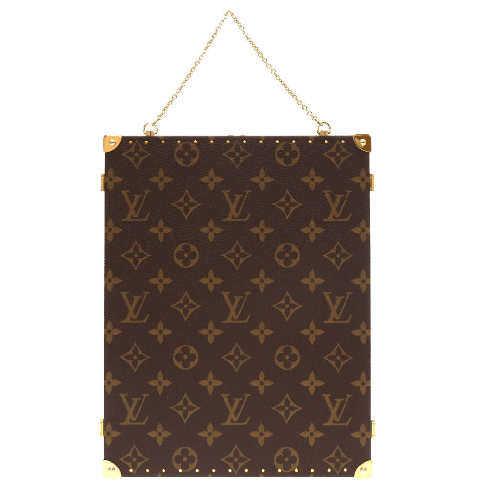 未使用 ルイ ヴィトン モノグラム ホーム ミラー トランク GI0554 鏡 三面鏡 LV 0067 【中古】 LOUIS VUITTON
