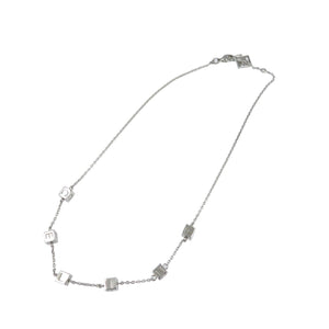 美品 セリーヌ シルバー925 キューブ ネックレス アクセサリー 0078【中古】CELINE