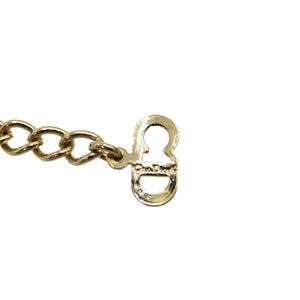 美品 クリスチャンディオール ヴィンテージ メタル ラインストーン ゴールド ネックレス 0082【中古】Christian Dior