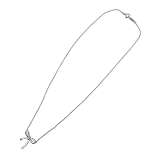 美品 ティファニー リボン シルバー925 ネックレス アクセサリー 0089【中古】TIFFANY&Co.