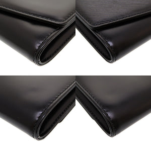 新品同様 ルイ ヴィトン オペラライン エーゲ ブラック M63962 クラッチバッグ バッグ 黒 LV 0092 【中古】 LOUIS VUITTON