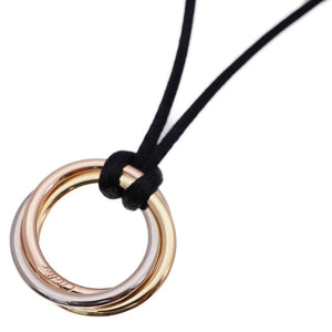 新品同様 カルティエ トリニティ K18YG/K18PG/K18WG ネックレス 750 スリーカラー 0110【中古】CARTIER ジュエリー アクセサリー