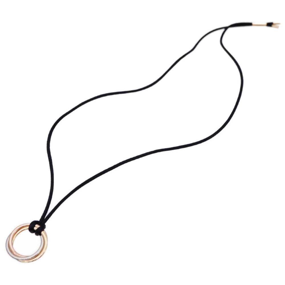 新品同様 カルティエ トリニティ K18YG/K18PG/K18WG ネックレス 750 スリーカラー 0110【中古】CARTIER ジュエリー アクセサリー