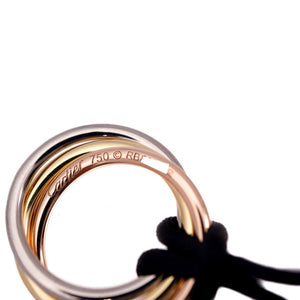 新品同様 カルティエ トリニティ K18YG/K18PG/K18WG ネックレス 750 スリーカラー 0110【中古】CARTIER ジュエリー アクセサリー