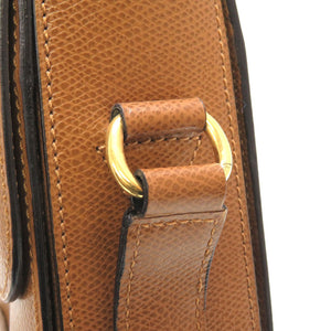 美品 セリーヌ ヴィンテージ レザー ブラウン ゴールド金具 ショルダーバッグ バッグ 茶 0111 【中古】 CELINE