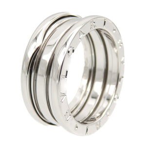 新品同様 ブルガリ B-ZERO1 3バンド #54 リング K18WG 750WG ホワイトゴールド 指輪 0115【中古】BVLGARI ビーゼロワン ジュエリー
