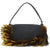 新品同様 フェンディ マンマバケット デニム フォックスファー ネイビー ハンドバッグ バッグ 紺 0131 【中古】 FENDI