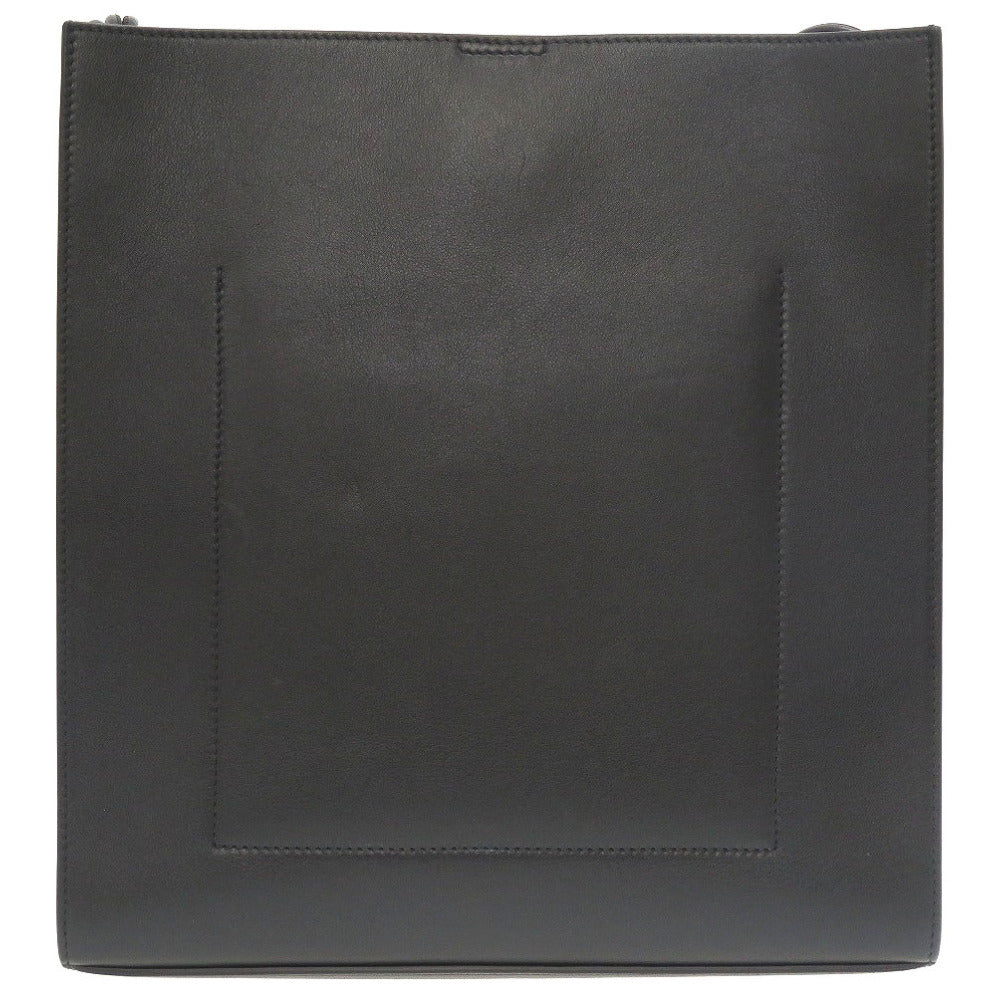 美品 ジルサンダー タングル ミディアム レザー ブラック 黒 ショルダーバッグ 0138【中古】JILSANDER