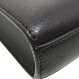 美品 ジルサンダー タングル ミディアム レザー ブラック 黒 ショルダーバッグ 0138【中古】JILSANDER